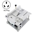 TABELLA DI PRECISCING DI PRECISIONE DI PRECISIONE 150W Mini motosew Lavorazione del legno portatile Tavolo scorrevole Sega tagliatrice multifunzione, Plug AU