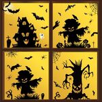 3 Set Adesivi Decorazione di Halloween Lampada di zucca Spider Ghost Adesivi elettrostatici, Stile: BQ049 + 50 + 51 + (52 x 2)