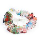 3m 20 LEDs Christmas Pvc Pendant String String Lights Festive Shop Window Decorazione della finestra (calda luce bianca)