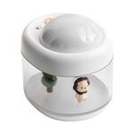 J221 Umidificatore di proiezione della luce notturna multifunzionale (leone bianco)