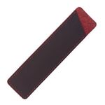 2 PCS Mori Series Matita in pelle fatta a mano Case Retro Pen Case Cancelleria (Crazy Horse Wine Red)
