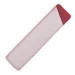 2 PCS Mori Series Matita in pelle fatta a mano Case Retro Pen Case Cancelleria (nebbia di cera rossa)