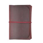 PACCHETTO PARATORE CRAZY HORSE PUCK PASSAPORTO DOCUMENTO DOCUMENTO TETTO PASSAGGIO PARATORE PARATORE PARATORE TETTORE (VINO ROSSO)