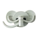 10 pezzi Elephant Gancio senza soluzione di continuità a tre ganci a tre ganci per nail-free Gancio posteriore (verde)