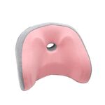 Bambini auto testa cuscino auto forniture interne rifornimenti di viaggio sleep sleep sleep regolabile memory cotone cuscino (rosa)