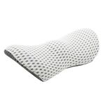 Forniture per auto Supporto per auto Lombari Memory Foam Automobile Sciambia Cuscino Lombare Cuscino Sedile Cuscino Lombare, Colore: Grigio profondo + grigio chiaro