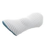 Forniture auto Supporto per auto Lombare Memory Foam Automobile Sciambia Cuscino Lombare Cuscino Sedile Cuscino Lombare, Colore: blu + grigio chiaro