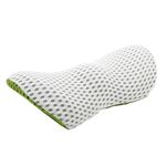 Forniture per auto Supporto lombare Memory Foam Automobile Schienale cuscino lombare cuscino sedile cuscino lombare cuscino, colore: verde + grigio chiaro