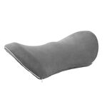 Forniture per auto Supporto per auto Lombari Memory Foam Shap Automobile Sciambia Cuscino Lombare Cuscino Sedile Cuscino lombare, Colore: Crystal Velvet Grigio scuro
