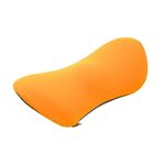 Forniture per auto Supporto lombare Memory Foam Shap Automobile Schienale cuscino lombare cuscino sedile cuscino lombare cuscino, colore: arancione + grigio scuro