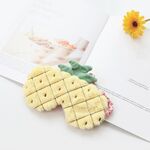 2 pezzi frutta peluche maschera per occhio carino ragazza morbida sleep sleep blackout eye mask (ananas)