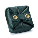 BD-9955 Borsa di stoccaggio della mini portata in pelle morbida CLD-9955 (inchiostro verde)