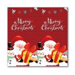 Autoadesivi di guarnizione del contenitore di guarnizione rettangolare di Christmas Buon Natale (C3)