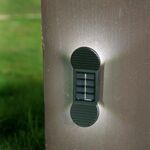 Lampada da parete impermeabile da giardino a LED a luce solare (luce bianca)