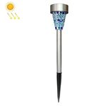 3 PCS H4011 Solar Outdoor Autostrada Mosaico impermeabile Prato (blu)