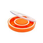 Scatole di pillole di sigillatura portatile Box di grande capacità Multi-Grown Small Medicine Box (arancione)