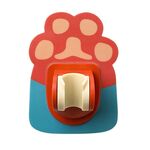 5 pezzi LY006 Cartoon doccia Staffa Regolazione universale Bagno Doccia Doccia Base fissa (arancione)