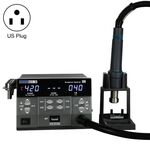 Sugon 8620-DX 1200W Dritto e pistola ad aria calda a spirale, spina USA