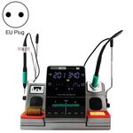 Sugon T3602 220V 240W Dual Station Nano Stazione di saldatura elettrica con doppio manico, spina UE