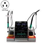 Sugon T3602 110V 240W Dual Station Nano Stazione di saldatura elettrica con doppia impugnatura, spina USA