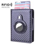 Porta automatico della scheda pop-up RFID Portalattiera multi-funzione per Airtag (fibra di carbonio)
