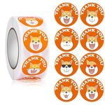 10 rotoli carino cartone animato animale bambino grazie adesivo (ha058)