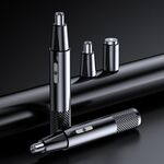 YD-112 taglio di capelli nasali elettrici per capelli, stile: naso dispositivo per capelli + rasoio (nero)