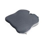Cuscino per seggiolino per auto in schiuma di memoria traspirante addensata (QFC047 Grigio)