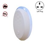 Lampada notturna ad ultrasuoni per zanzare topo, specifica: spina uk (gemma blu)