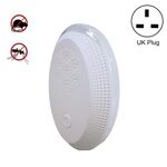 Lampada notturna ad ultrasuoni per zanzare di zanzare, specifica: tappo del Regno Unito (bianco perla)