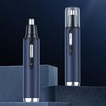 Trimmer per capelli del naso elettrico USB Shaver del trimmer del sopracciglio ricaricabile (blu)