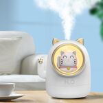 A-16 Home Office Silent Mini Lucky Cat Humidificatore USB (bianco)
