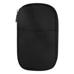 2 PCS Omouboi Outdoor Travel Shower Bag Pacchetto passaporto multifunzione (nero)