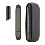 Custodia in silicone + copertura laterale + copertura superiore per IQO 3.0 / 3.0 duo (nero)