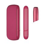Cassa in silicone + copertura laterale + copertura superiore per IQO 3.0 / 3.0 duo (rosa rossa)