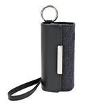 E Sigaretta Borsa per stoccaggio portatile in pelle per IQO 3.0 / 3.0 Duo (nero + nero)