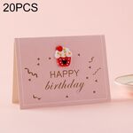 20 pezzi Benedizione 3D Benedizione e Thanksgiving Card (icona di Popsicle)
