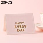 20 pezzi 3D Holiday Blessing and Thanksgiving Card (felice ogni giorno)