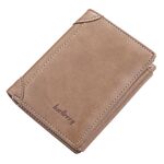 BAELLERRY D1307 UOMO UOMO MULTI-CARTA MULTI-CARTA TRI-PIGLICE PICCOLO PICTRITO BORSA THIN BOCKLE BORSE (KHAKI)