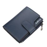 BAELLERRY N5013 Ladies Portata portafoglio multi-card slot con cerniera con cerniera con cerniera Borsa (blu navy)