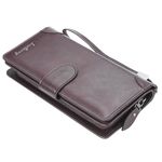 BAELLERRY S6701 Uomo Business Business Business Multi-Card Mid-Lunghezza frizione Fibbia Zipper Coin Borsellino