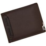 MENBENSE BREVE FASHION TEMPO IRON STORE STOCK PUBLIGING CLIP CLIP (Brown Dark Brown)