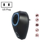 Snowflake Ultrasonic Mosquito Repellent Mouse Repellente, Specifica: spina USA (nero)