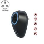 Snowflake Ultrasonic Mosquito Repellent Mouse Repellente, Specifica: Spina britannica (nero)