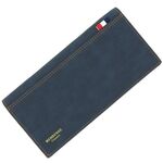 Portafoglio maschio opaco di Menbense Maschio di grande capacità di grandi dimensioni Portafoglio maschio (blu navy)