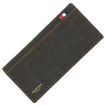 Portafoglio maschio maschio di Menbense Abbigliamento lungo grande capacità portafoglio maschio (nero)
