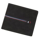 Minbense breve portafoglio moda casual casual da uomo (nero)