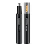 Sportsman Metal in alluminio Tube Tube Body Device per capelli ricaricabile, Stile: Sopracciglio 2 in 1 (nero)
