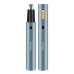 Sportivo Metallo Tubo di alluminio Tubo Body Device per capelli ricaricabile, Stile: Sopracciglio 2 in 1 (Azzurro)