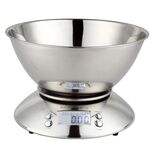 5 kg/1 g Scala elettronica della scala della cucina ad alta precisione Scala del caffè con timer di allarme (argento)